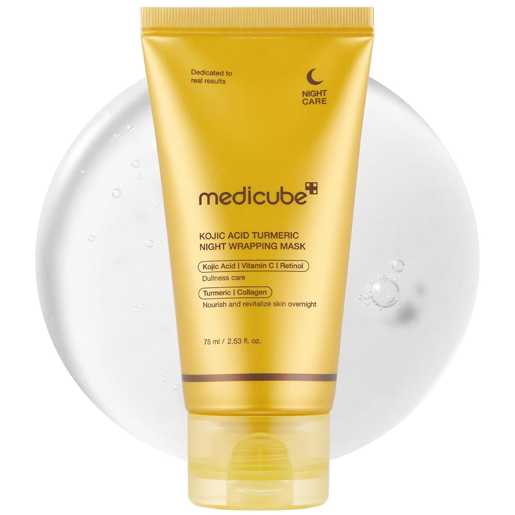 MEDICUBE KOJIC ACID TUMERIC OVERNIGHT WRAPPING MASK