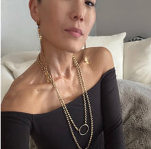 Load image into Gallery viewer, SEOULFULL x LA LOOP Gold Link Necklace Set with patented eyewear holder